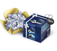 Baci Perugina, Scatola Cubo "Voglia di Baci" Classico Fondente Luisa, 325 g con Portachiavi CAIYAⓇ