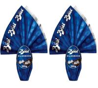 BACI PERUGINA Uovo di Pasqua 2025 Cioccolato Fondente Extra con Sorpresa e 4 Cioccolatini 265g (Confezione da 2)