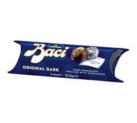 Baci Tartufi al Cioccolato Fondente con Nocciole, Senza Glutine, Tubo, 37,5 g (confezione da 1)