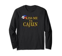 Baciami Sono Cajun Arcadian Maglia a Manica