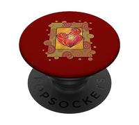 Baciare Coppia Abbraccio E Formare Un Vettore Cuore PopSockets PopGrip Adesivo