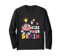 Baciare Il Tuo Cervello Sped Insegnante Apprezzamento Teaching Squad Maglia a Manica