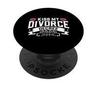 Baciare la mia sentenza di divorzio - Divorzio PopSockets PopGrip Adesivo