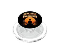 Baciata dal Sole Yoga Tramonto Meditazione PopSockets PopGrip per MagSafe