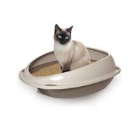 Bacinella aperta con sopralzo modello Shuttle per gatti Record