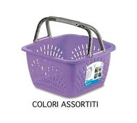 Bacinella cesto traforato Stefanplast Vento, modello PR0163, colori assortiti, e