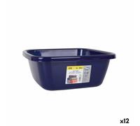 Dem Eco - Ciotola quadrata blu, 6 l, 29 x 29 x 12 cm, 12 pezzi