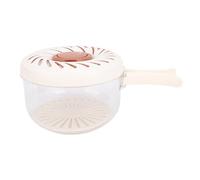 Bacinella e colino per lavare la frutta, per uva, lamponi e pomodorini, adatta per cucine, frigoriferi e picnic (Marrone)