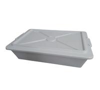Bacinella frigor con coperchio LT 13 Bianca vaschetta sovrapponibile 52x34x11cm frigo certificata per la conservazione e trasporto degli alimenti