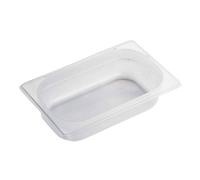 Bacinella Gastronorm GN 1/4 Plastica PP 26,5x16,2 cm Altezze Varie