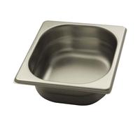 Bacinella Gastronorm GN 1/6 Acciaio 17,6x16,2 cm Altezze Varie