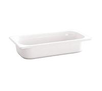 Bacinella Gn 1/4 Melamina Bianco Cm 26,5X16,2X6,5