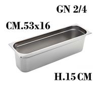 BACINELLA GN 2/4 INOX HACCP GASTRONORM VASCA PROFESSIONALE VARIE MISURE 10 2022