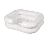 Bacinella gonfiabile portatile per lavare i capelli, con cuscino per la testa integrato, per anziani, costretti letto, disabili, disabili e feriti in viaggio, ospedale casa