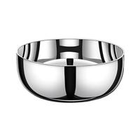 Bacinella in acciaio inossidabile, grande ciotola multiuso for mescolare, lavare le uova, sbattere for la cucina di casa, torte e dolci(Diameter 18cm)