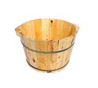 Bacinella in Legno, Vaschetta per Pedicure in Legno Massello, Ciotola per Pedicure Spa Barili per Pedicure per Massaggio Barile per Pediluvio Domestico, massaggiatore Present