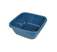 Bacinella in plastica, 15 l, 38 x 38 x 15,5 cm, colore: pavone