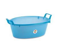 BACINELLA OVALE 50cm 16lt AZZURRA