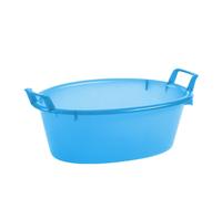 Bacinella Ovale Politene Cm 45 Azzurro Stefanplast