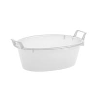 Bacinella Ovale Politene Cm 45 Bianco Stefanplast