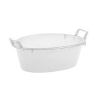 Bacinella Ovale Politene Cm 50 Bianco Stefanplast