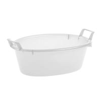Bacinella Ovale Politene Cm 55 Bianco Stefanplast