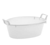 Bacinella Ovale Politene Cm 60 Bianco Stefanplast