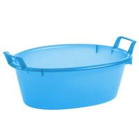 Bacinella Ovale Politene Cm 65 Azzurro Stefanplast