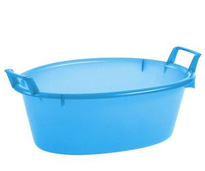 Bacinella Ovale Politene Cm 65 Azzurro Stefanplast