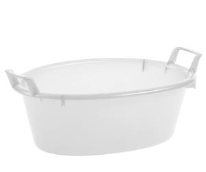 Bacinella Ovale Politene Cm 65 Bianco Stefanplast