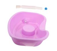 Bacinella per Lavare i Chioma in Plastica per Allettati Viola | Persone Mobilità Ridotta e Malati, Posizione Comoda del Collo, Lavaggio Domestico