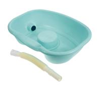 Bacinella per Lavare la Testa in Plastica, Ergonomico | Lavaggio dei Chioma da Sdraiati, Adatta a Spalle e Collo, Uso Domestico per Adolescenti e Donne in Gravidanza