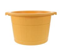 Bacinella per Pediluvio Massaggiante Gialla in Plastica, Design Alto | Uso Domestico e Centri Professionali, Facile da Pulire, Struttura Multifunzione, Stile Moderno e Pratico