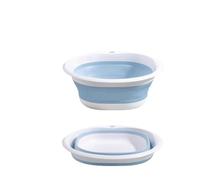 Bacinella Pieghevole | Bacinella per Lavare Pieghevole | Bacinella Portatile per Campeggio | Bacinella Pieghevole per Lavanderia | Bacinella Multiuso per Viaggi, Campeggio (Blue,30.5cm)