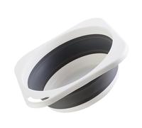 Bacinella Pieghevole Multiuso Portatile in Plastico Grigio Medio | Lavabo Pieghevole per Casa e Outdoor, Sink Splash Guard, Bagnetto, Bacinelle per Bucato, Lavatoio per Esterno