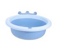 Bacinella Pieghevole per Lavaggio Stabile e Compatta, Ragazzo Ragazza, Blu | Plastica e Silicone, Bordo e Base Rinforzati, per Auto e Bagnetto, Chiusura Salvaspazio, Uso Versatile