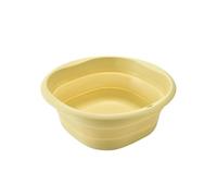 Bacinella pieghevole telescopica, bacinella di compressione portatile, lavabo, lavello da viaggio ultraleggero in silicone for uso domestico(Yellow)