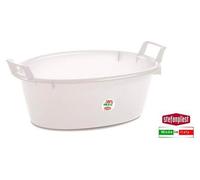 Bacinella Plastica Bucato ovale 60 cm 30 L Polietilene Neutro Stefanplast 31603