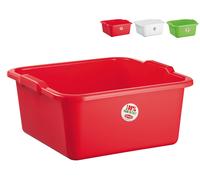 Bacinella Quadra Linea 2 In Polipropilene Colori Assortiti Cm 38X38