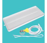 Bacinella Raccogli Condensa Climatizzatore in Plastica Bacinella di Scarico unità Esterna del Condizionatore d'Aria, Vaschetta di Scarico della Condensa(1-2P-200cm Hose)