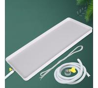 Bacinella Raccogli Condensa Climatizzatore in Plastica PP5 con Tubo di Scarico, Raccogli Condensa Condizionatore, Vassoio Antigoccia per Raccoglitore di Acqua(3-5P-400cm Hose)