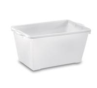 Bacinella Rettangolare cm.50x34x30H Cesta Chiusa Uso Lavanderia Agroalimentare