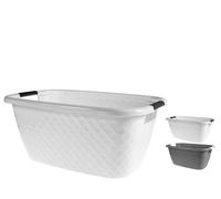 Bacinella Rettangolare Con Manici Diamond In Polipropilene, Assortiti Cm H