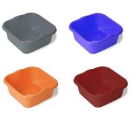 Bacinella secchio acqua bucato quadrata 14 litri belli&forti Vari Colori