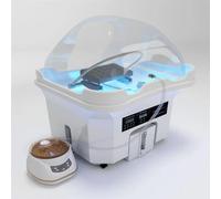 Bacinella shampoo portatile per lavare i capelli e gli occhi. Bacino mobile per shampoo. Lavandino per shampoo portatile per negozio di massaggi e spa.