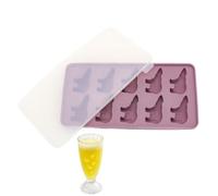 Bacini per congelatore - Contenitore in silicone con coperchio per ghiaccio in figure di orso polare a 10 cavità - Utensili e da cucina per caffè frutta cioccolato caramelle