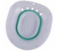 Bacino da Sitz Pieghevole per Assistenza Maternità, Bianco | Pp e Tpr, Design Gancio Salvaspazio, per Pulizia Quotidiana e Uso Abbinato