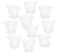 Bacino Di Montagna Verde Mini Piatto Succulento Clear Orchid Pot