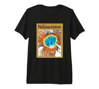 Bacino Geyser Grand Prismatic Spring Midway Yellowstone Maglietta Premium