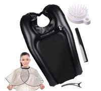 Bacino gonfiabile per lavare i capelli, per tagliare i capelli e colorare a casa, vasca per lavare i capelli con clip per capelli, vassoio leggero per lavare i capelli a casa, per shampoo